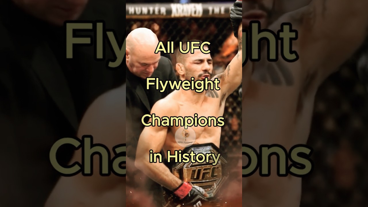 All UFC Flyweight Champions in History 🥊&ndash; From DJ to Pantoja! #shorts