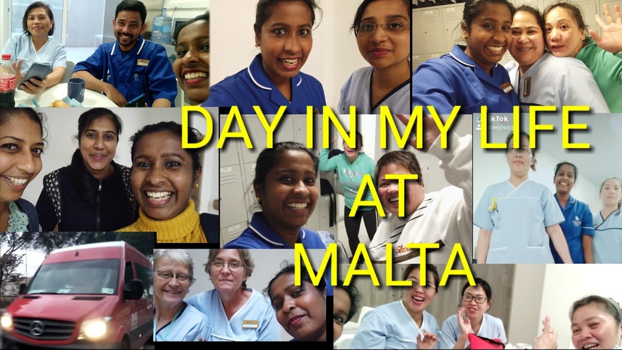 LIFE AT MALTA🇲🇹🇲🇹 A DAY IN MY LIFE AS A NURSE IN MALTA . 👩&zwj;⚕️👩&zwj;⚕️NURSES DAY SPECIAL VLOG
