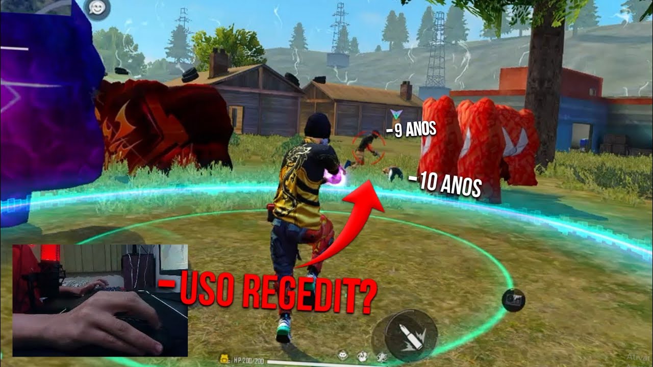 X1 CONTRA UMA LINE KID AO VIVO (HANDCAM) USO REGEDIT?