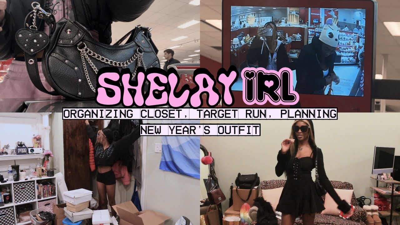 ☆vlog☆ days in my life | target run, cleaning + organizing closet, planning new years outfit + more