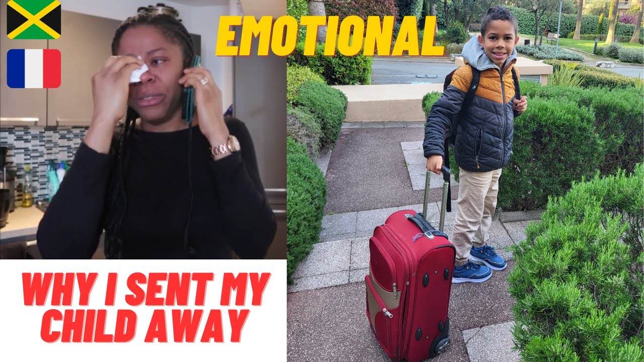 I SENT MY SON AWAY / EMOTIONAL / JAMAICAN LIVING IN FRANCE / INTERRACIAL FAMILY VLOGS