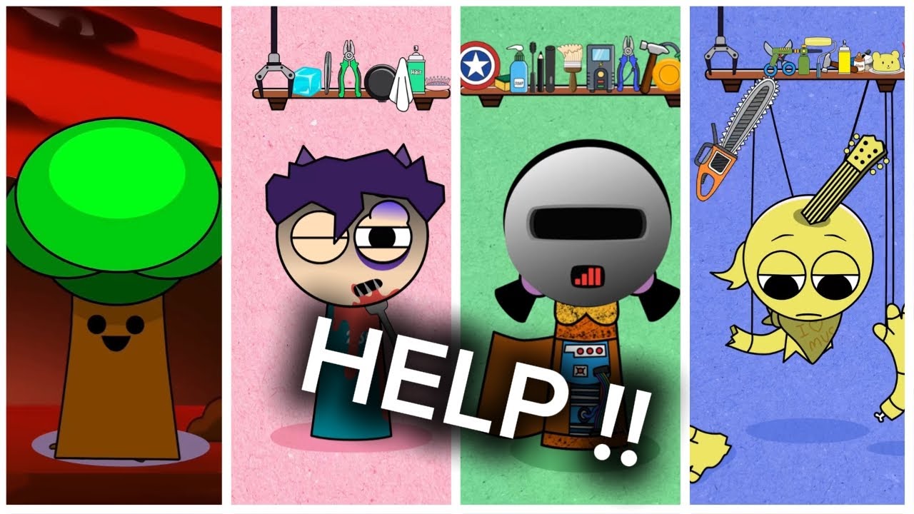 OH NO! HELP! 😱 GARDEN 🆚 MR SUN 🆚 TREE | Sprunki Incredibox