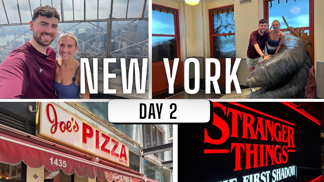 NEW YORK VLOG | Empire State Building, Joe’s Pizza & a Broadway Show | Day 2 