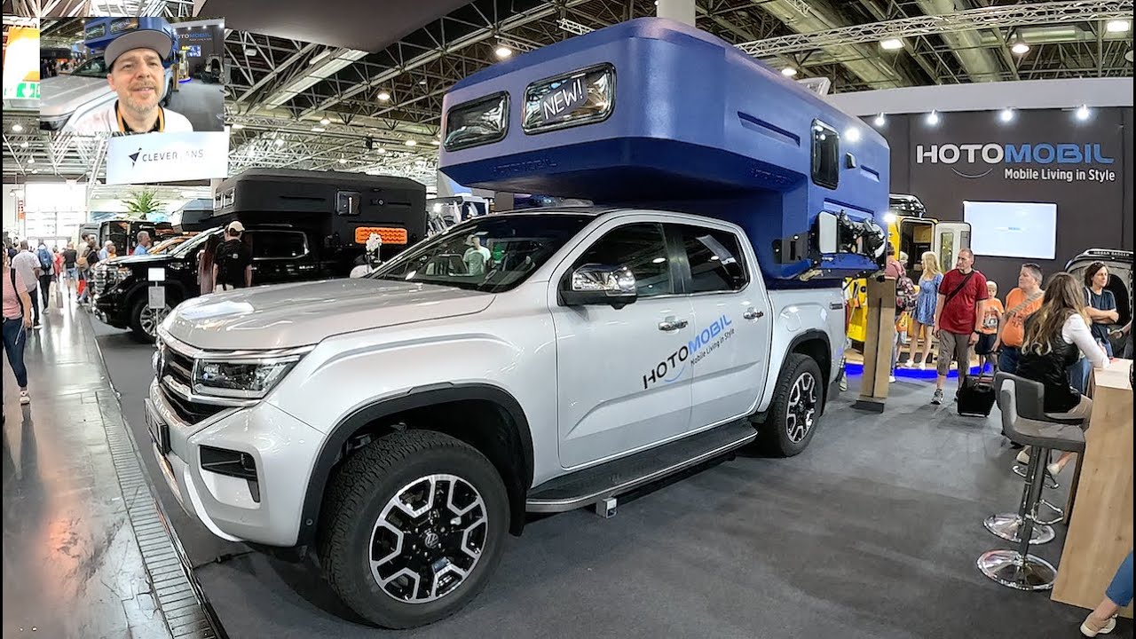 Hotomobil Gladiator SE 2025 Volkswagen VW Amarok RV pickup Camper Cab, обзор и интерьер W2311