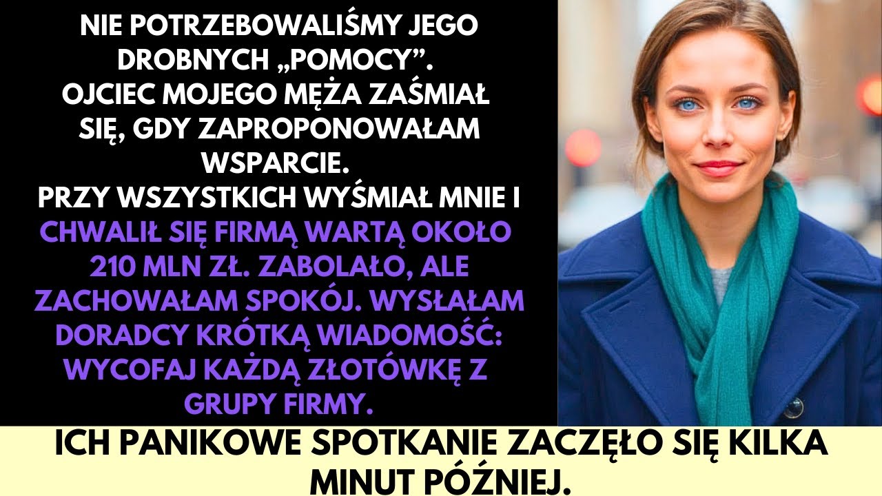 Wyśmiał Moją Pomoc—Więc Wykonałam Ruch Wysokiej Stawki, Który Zburzył Jego Dziedzictwo $53M
