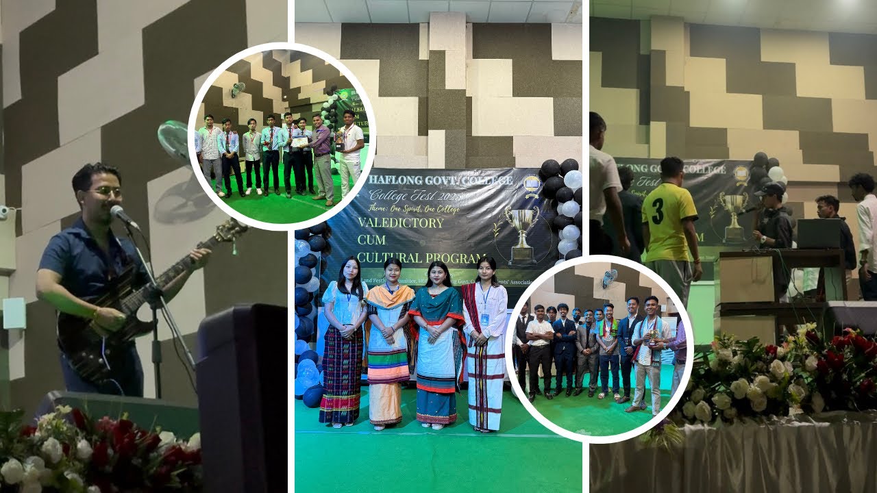 Haflong Govt’ College Cultural Program || College Fest 2025 || DJ Night || Northeast India || Assam