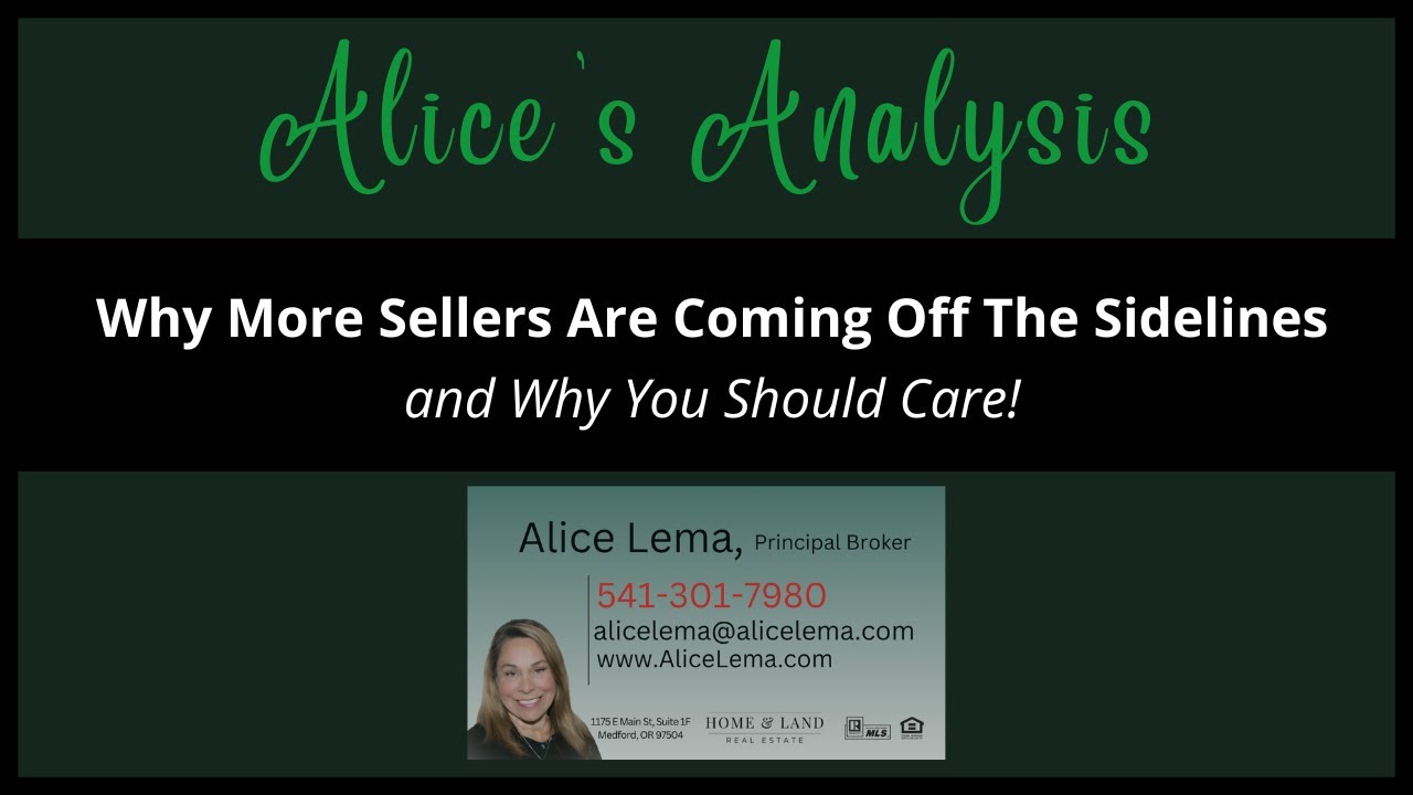 Why More Sellers Are Coming Off The Sidelines and Why You Should Care!
