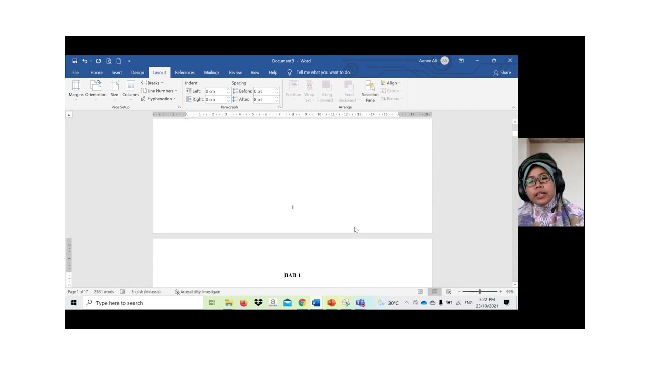 set link untuk rajah dan jadual