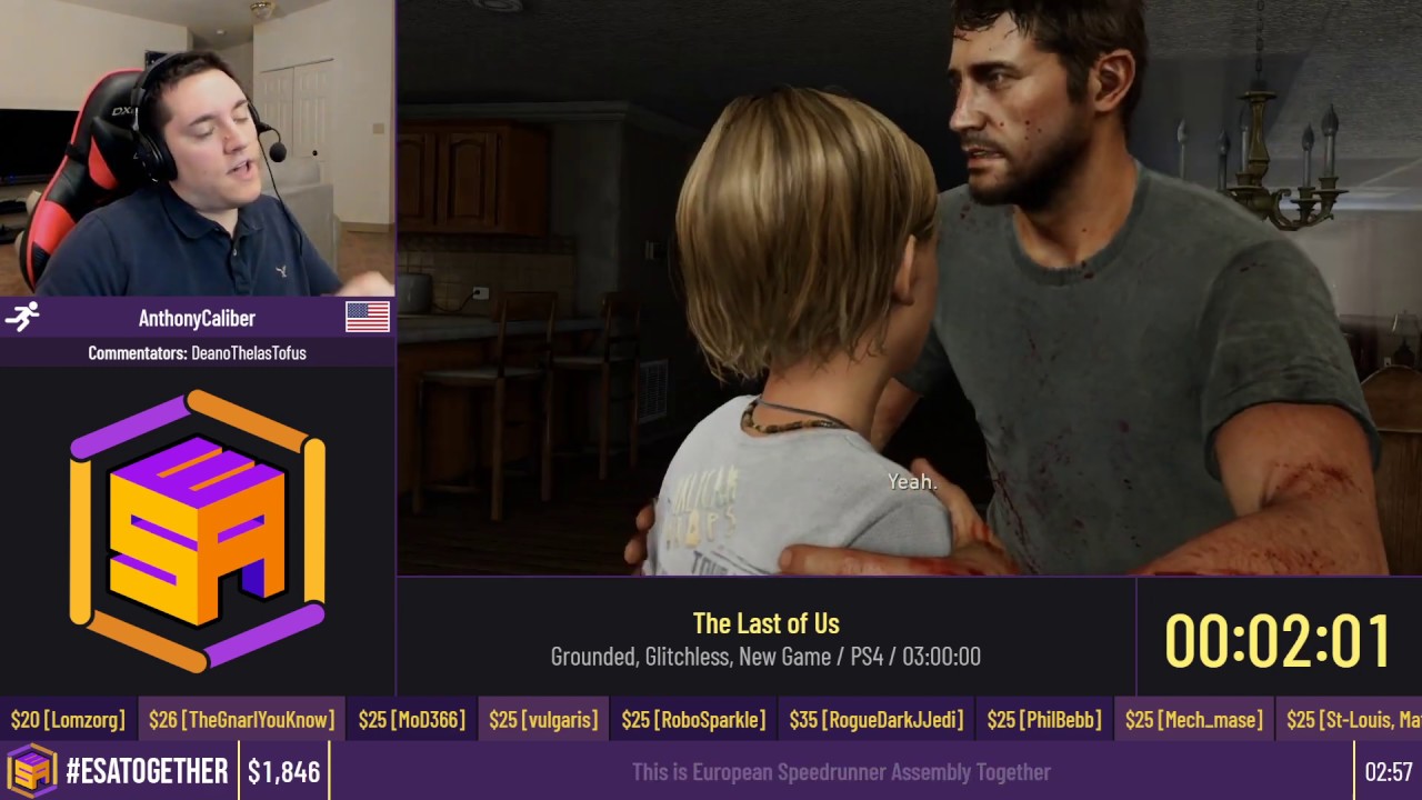 The Last of Us [Grounded, Glitchless, New Game] by AnthonyCaliber - #ESATogether2020