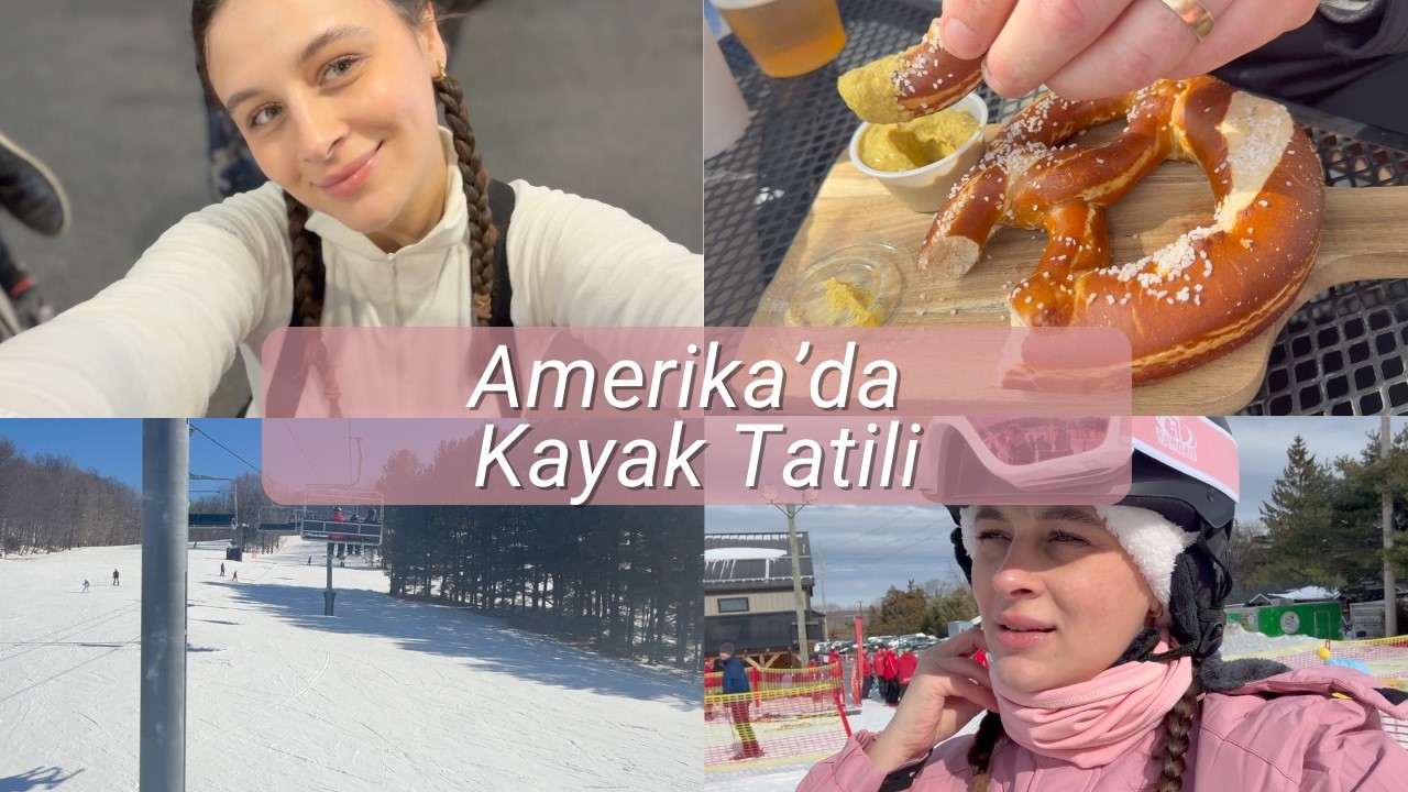Amerika’da Kayak Tatili ⛷️🇺🇸 VLOG: ski resort, pistler, kar manzaraları