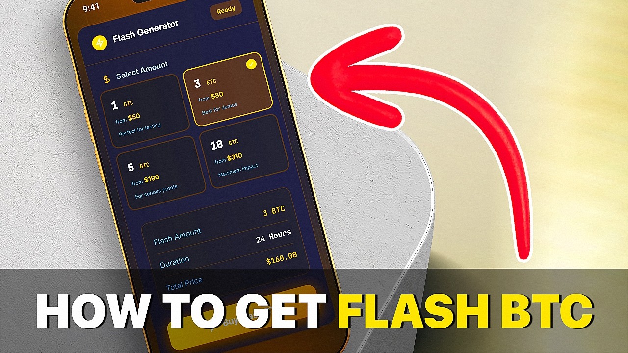 How to Get Flash BTC in 2026 (Create & Receive) | Step-by-Step Bitcoin Tutorial
