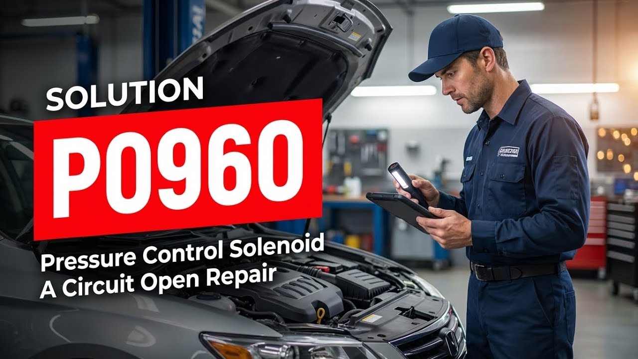 КАК ИСПРАВИТЬ ОШИБКУ P0960 OBD II - Ремонт обрыва цепи электромагнитного клапана управления давле...