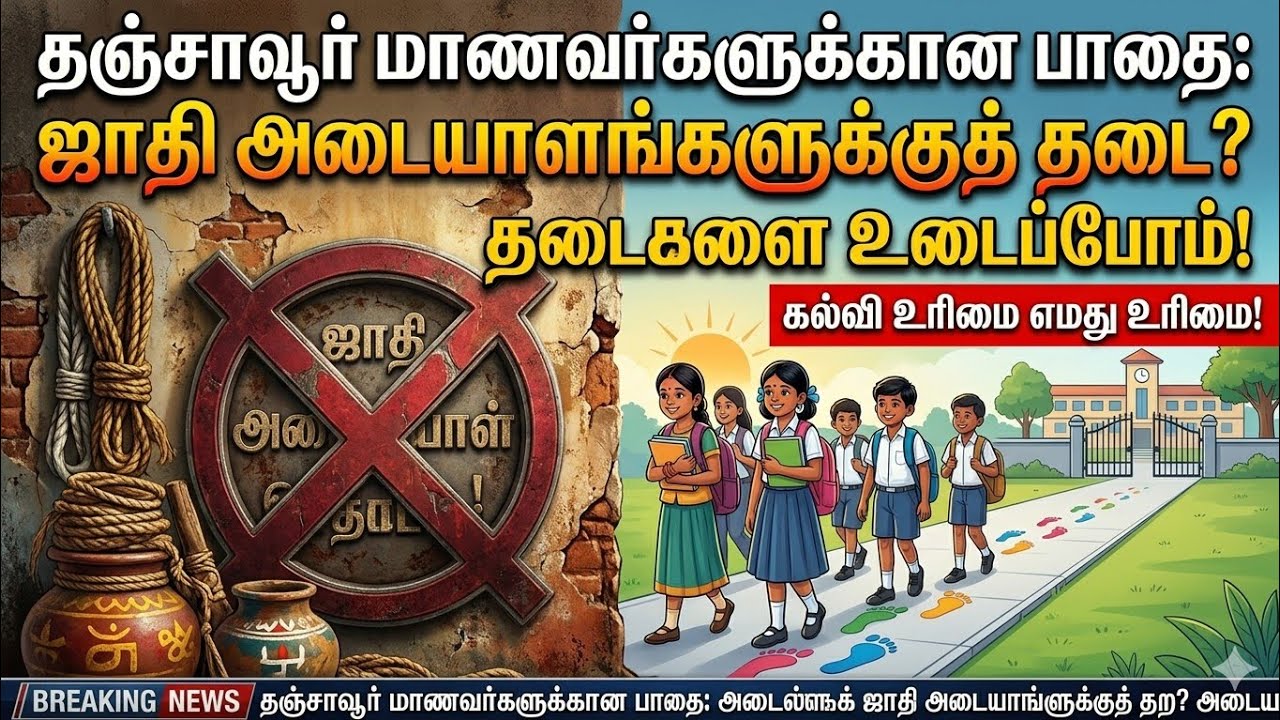 தஞ்சையில் சாதி அடிப்படையில் மாணவர்கள் பாதை மறிக்கப்பட்ட சம்பவம் | Tanjore Caste Discrimination 