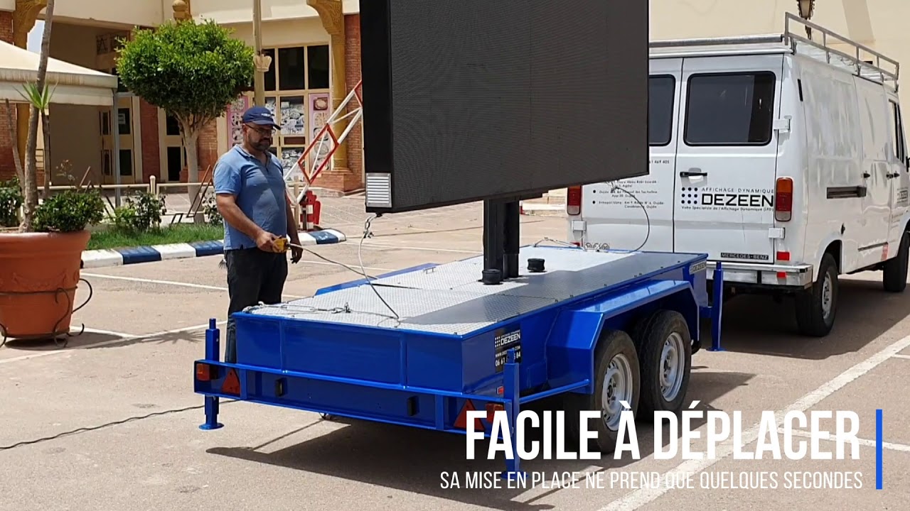 Remorque &Eacute;cran LED / Ecran g&eacute;ant Mobile Maroc - Dezeen Led