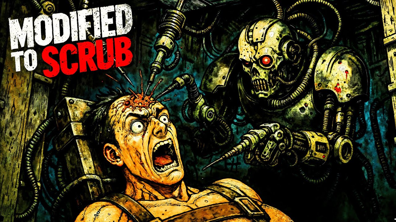 The Horrible Life of a Machine 'Scrubber' In Warhammer 40k