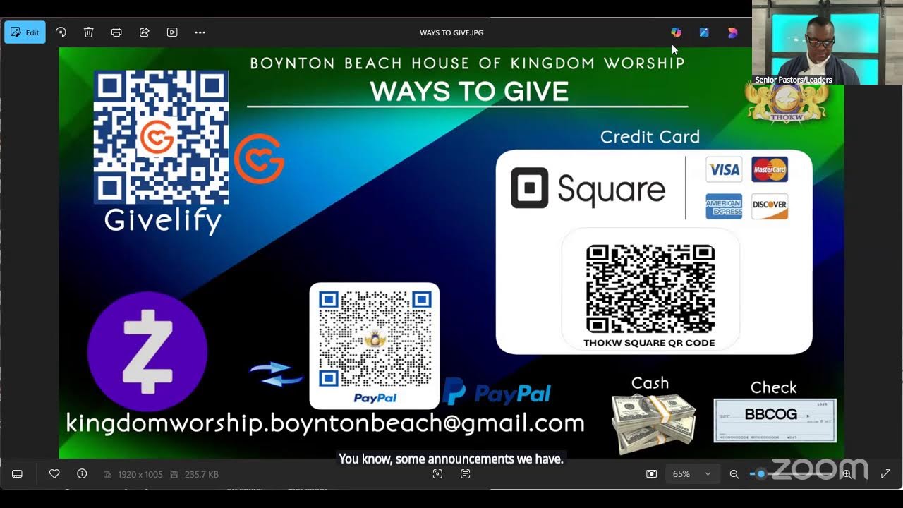 THOKW Wednesday 2/4/2026 Bible Study with Bishop Kenneth B Jones