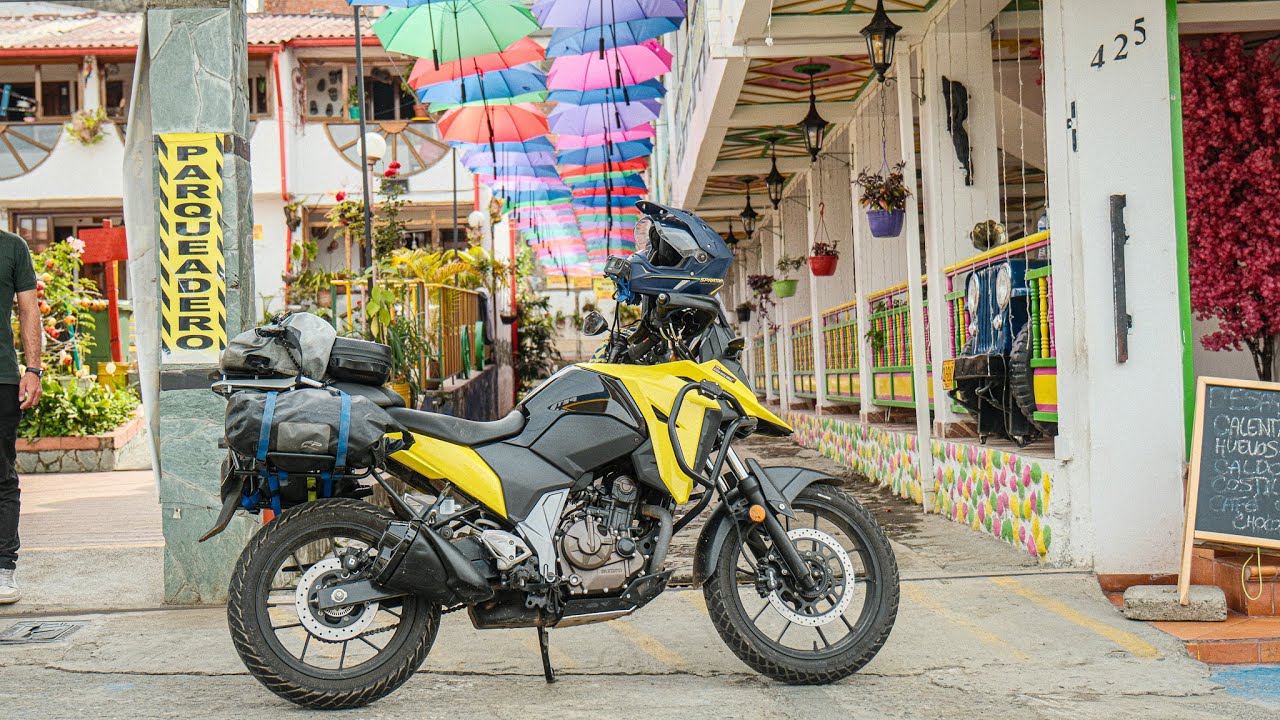 El Pueblo que debes Conocer si Tienes Moto - Salento Quindío - Suzuki Vstrom 250 sx