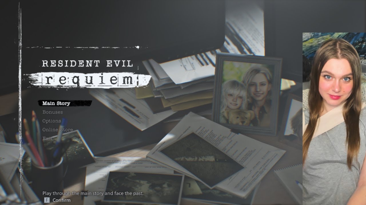 Grace cosplay INSANITY Resident Evil 9: Requiem WITHOUT infinite ammo! at the Basement