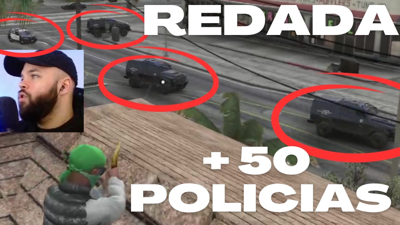 REDADA POLICIAL a MI BANDA de +50 POLICIAS | GTA ROLEPLAY | xParga