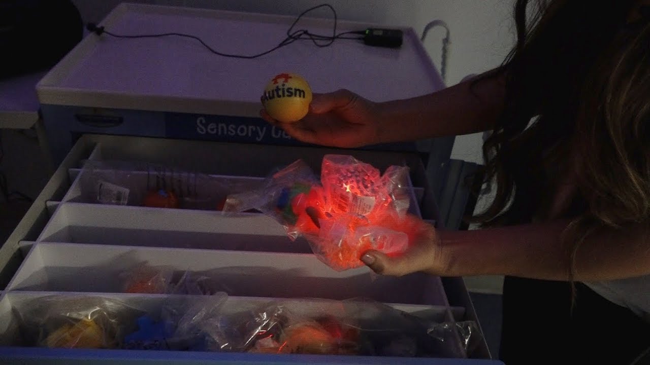 New sensory cart at emergency department of Joe DIMaggio Children's Hospital