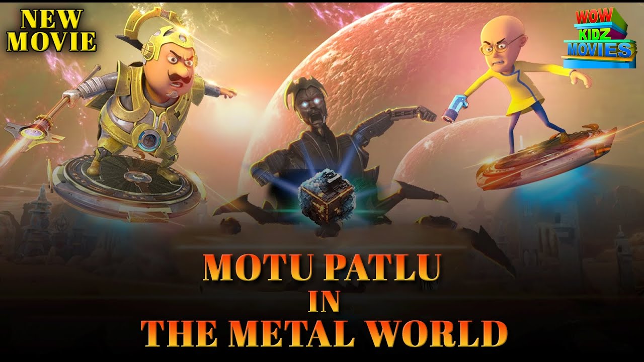 Motu Patlu In Metal World | Cartoons For Kids | Motu Patlu Movie | WowKidz Movies