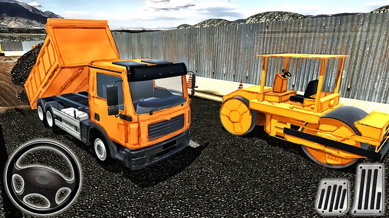 Heavy Road Builder Mega Construction Simulator - Android GamePlay