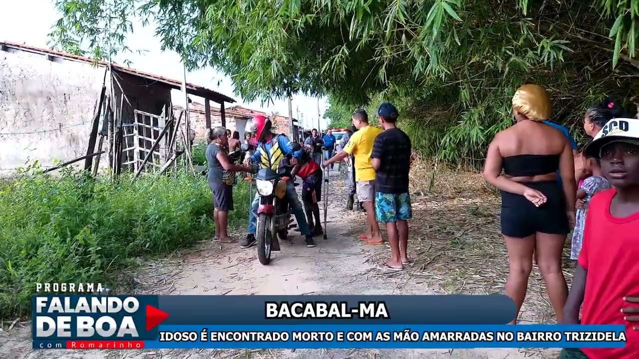 IDOSO É ENCONTRADO MORTO E COM AS MÃO AMARRADAS NO BAIRRO TRIZIDELA
