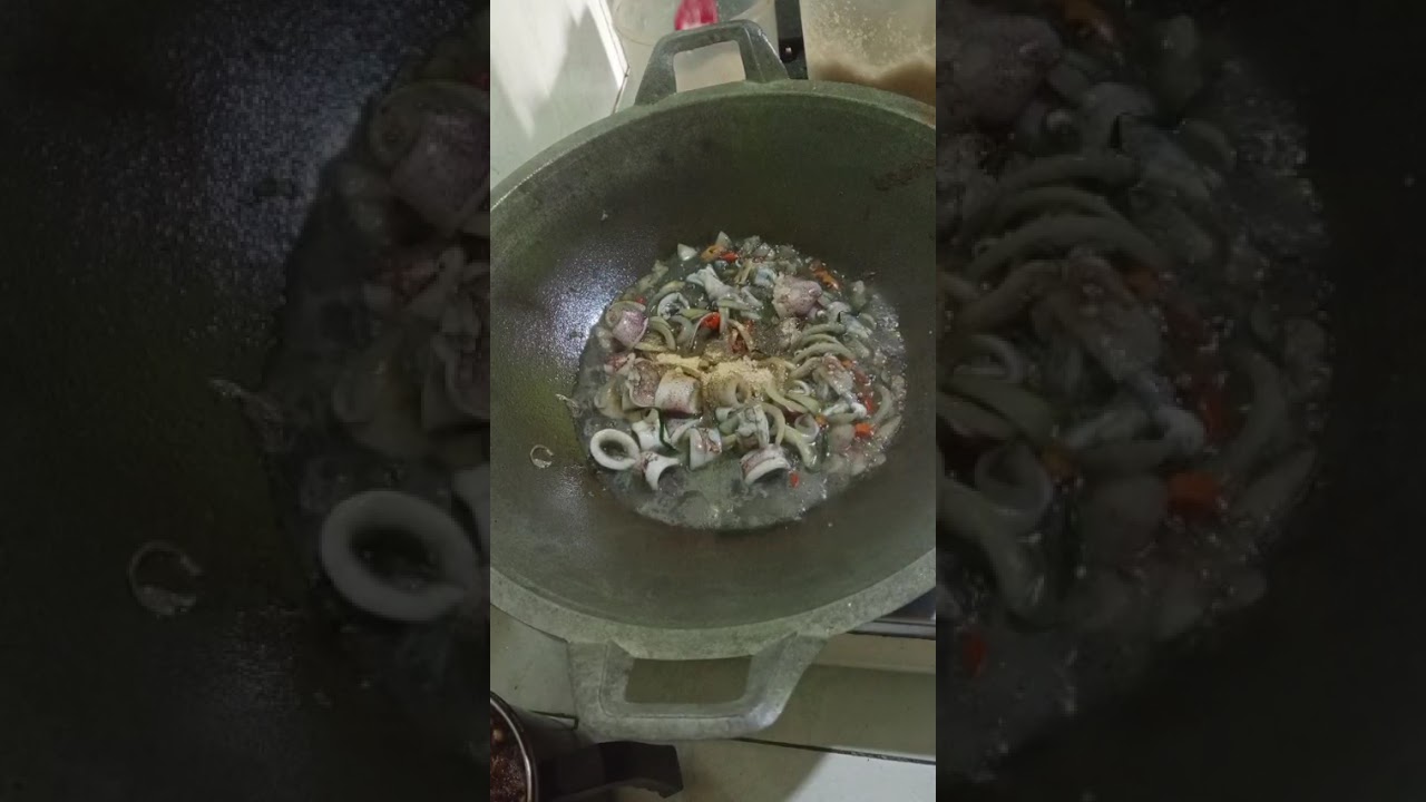 Cumi hitam#masak#ala ala emak
