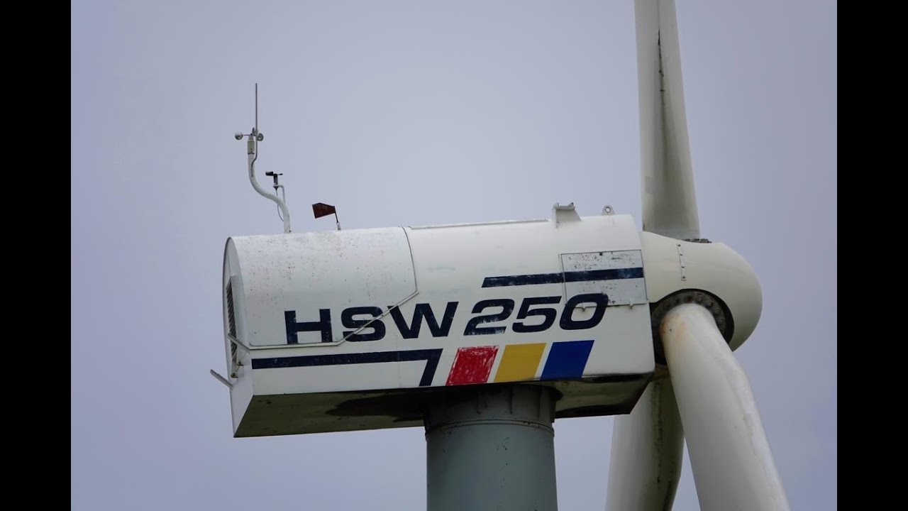 Wind farm Burg auf Fehmarn / HSW 250, Micon M530/250, Enercon E-40, Tacke TW 600 wind turbines