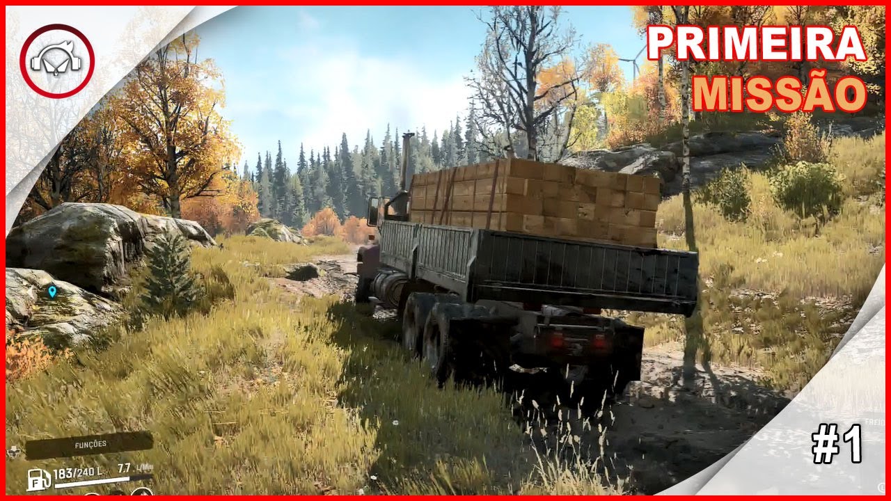 SnowRunner, Primeira Missão,  Gameplay #1 PT BR