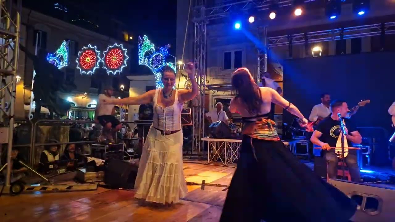 Tarantella calabrese con MBL e Giuliano Campoli al Gonfalone 2025 Arpino