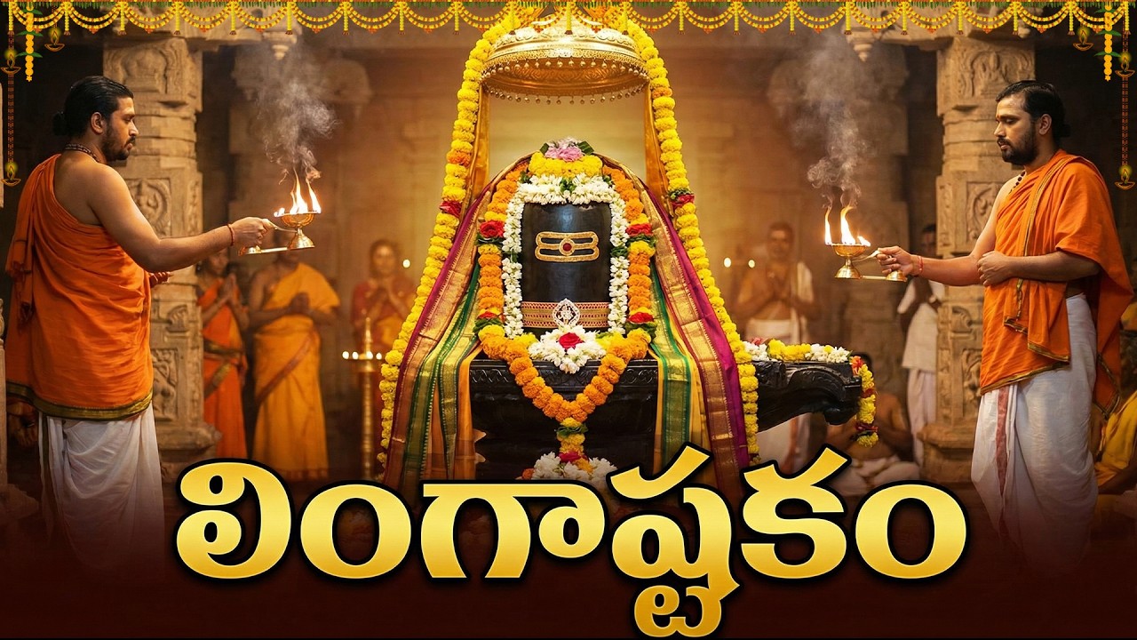 శివ లింగాష్టకం వింటే శివుని కటాక్షంతో కోరికలు నెరవేరుతాయి | Lingashtakam In Telugu | Shiva Songs
