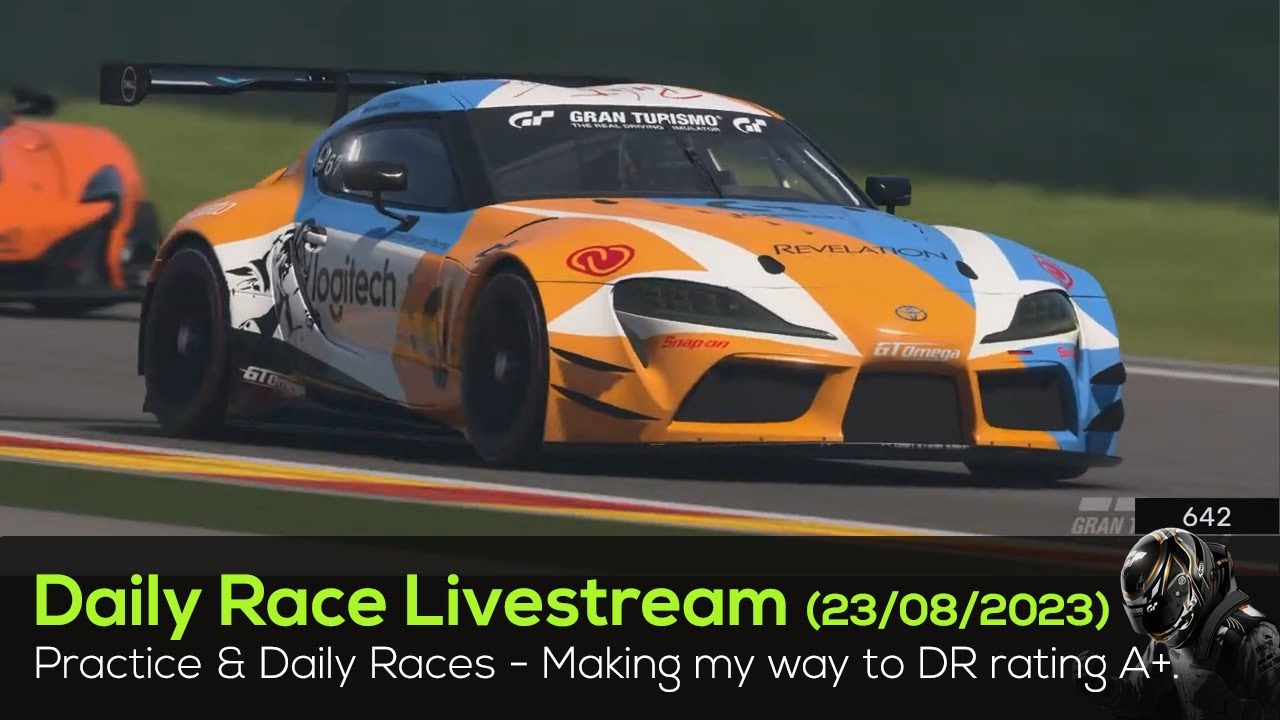 Daily Race B (23/08/2023) - Improving my DR and SR ratings through a few good races towards the end.