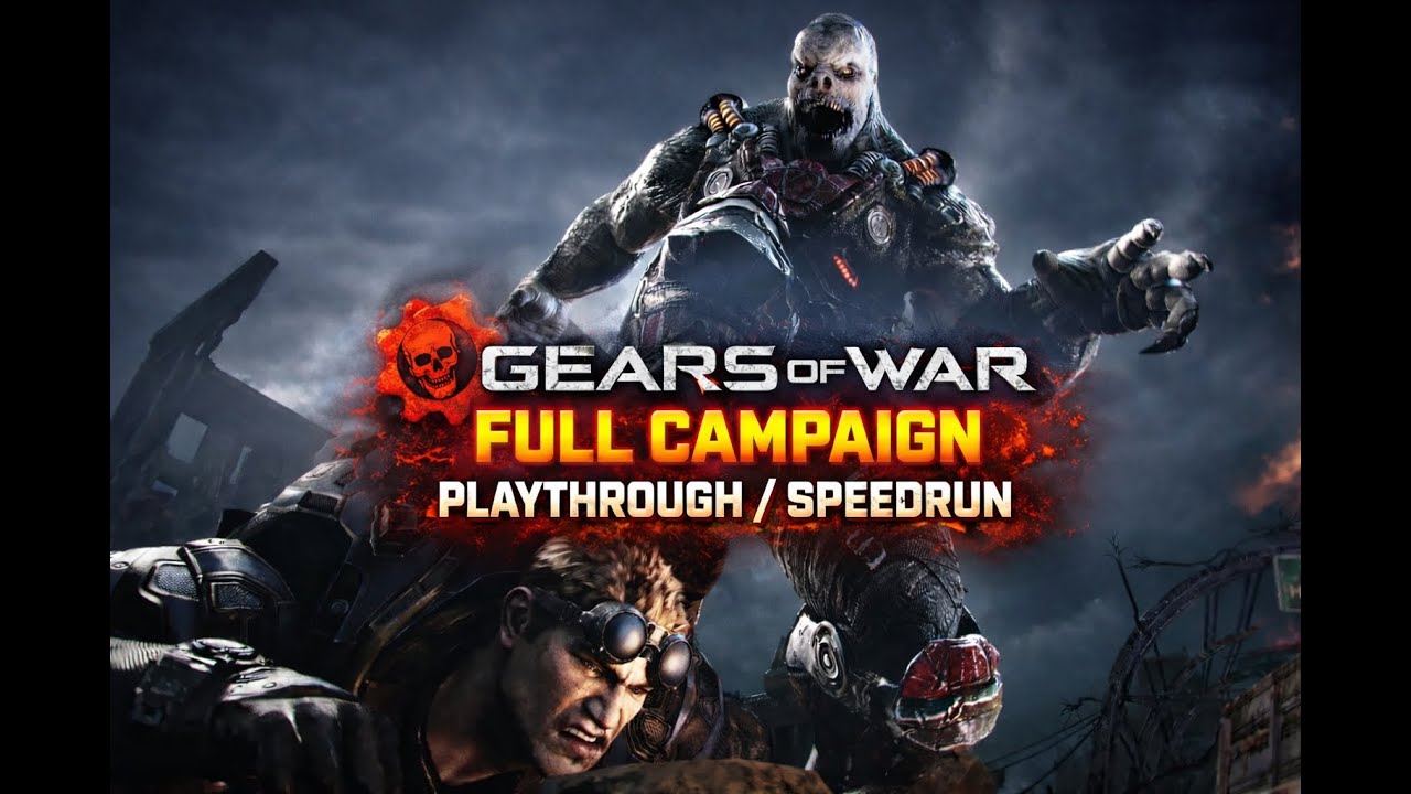 Gears of War Reloaded FULL CAMPAIGN PLAYTHROUGH / SPEEDRUN