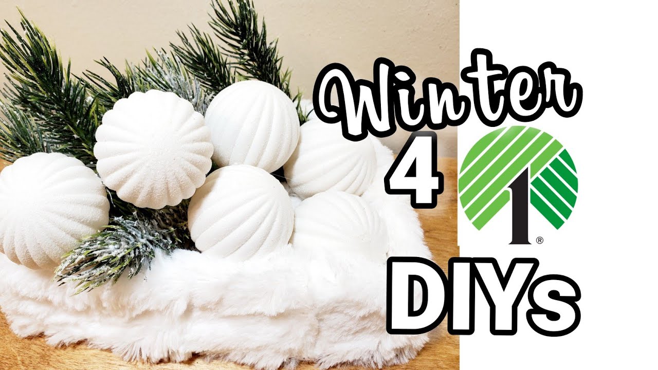 Easy Dollar Tree winter DIYs/High-End decorations and ideas 2021