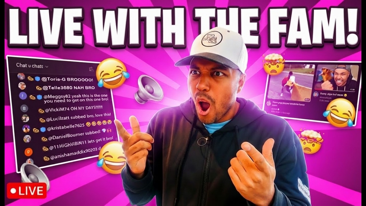 🔴📲LIVE CHAT WITH THE FAM - UNFILTERED REACTIONS 🤯