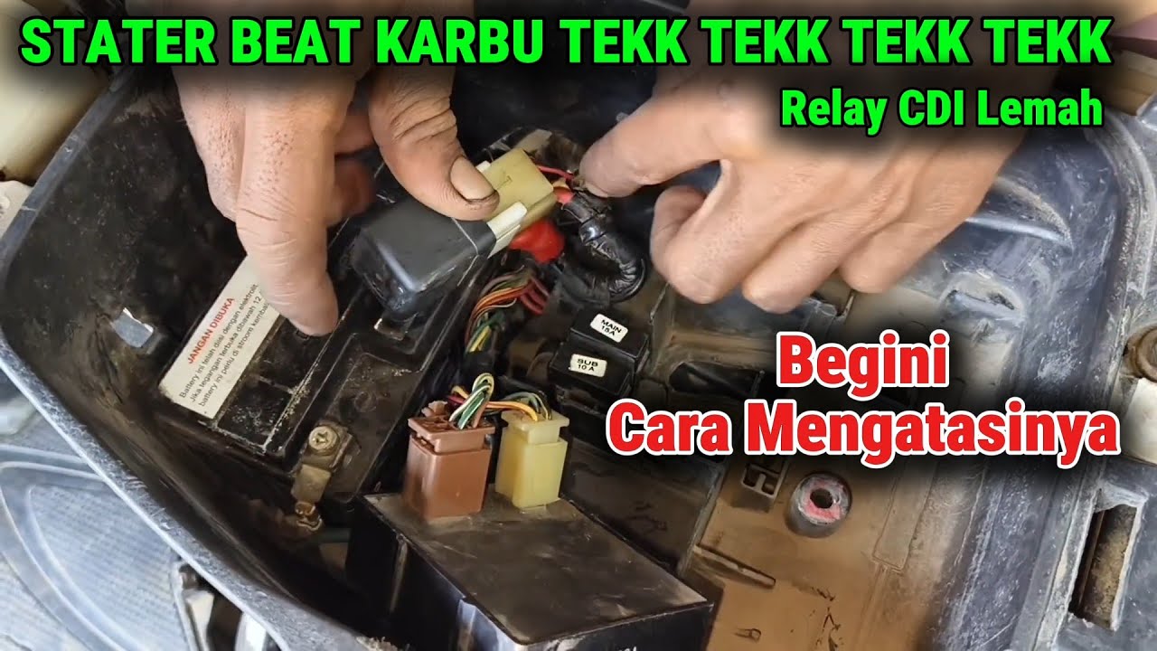 STATER BEAT KARBU BUNYI TEK TEK TEK CETAK CETUK SUSAH HIDUP begini cara Mengatasi nya@BUDIMASMOTOR