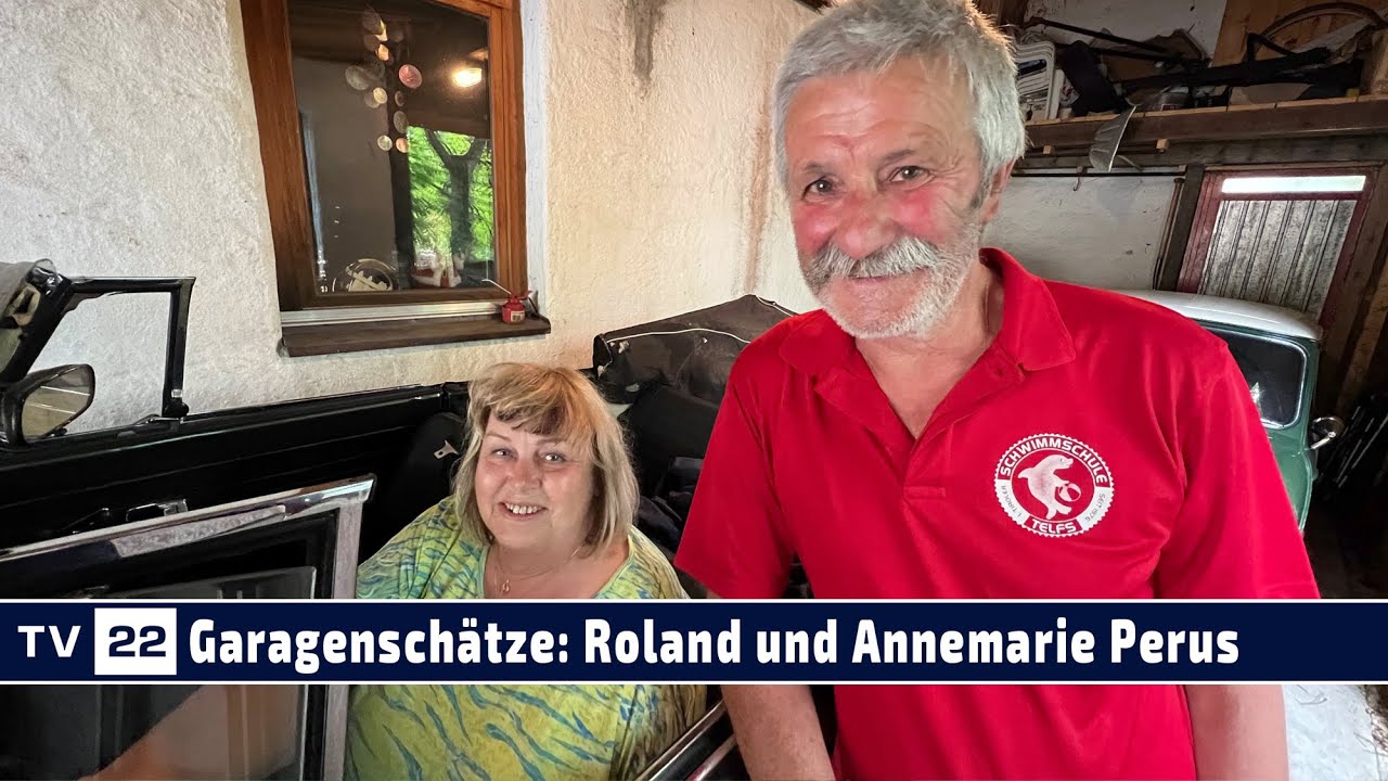 Garagenschätze: Roland Perus mit seinem Alfa Romeo GT 1300 Junior Bertone, VW Käfer und Mini Cooper