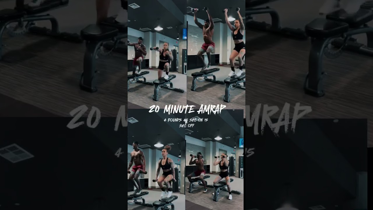Partner Dumbbell Workout⚡️ #partnerworkouts #coupleworkout #fitcouple