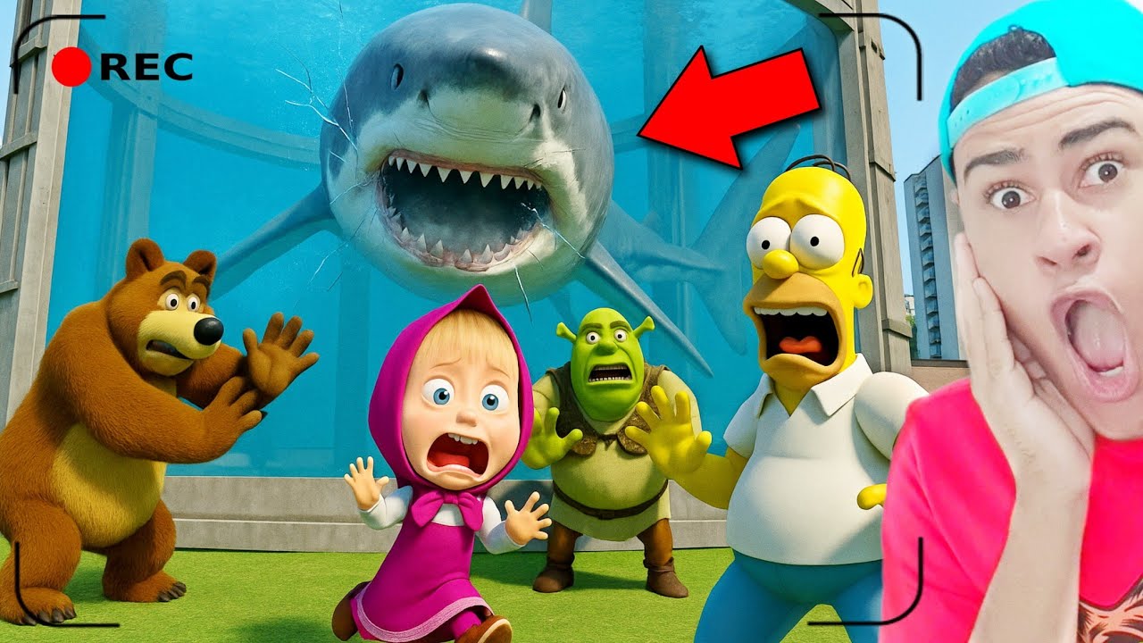 FIZ UM AQUÁRIO GIGANTE PARA TUBARÃO!! 😱 - Gmod