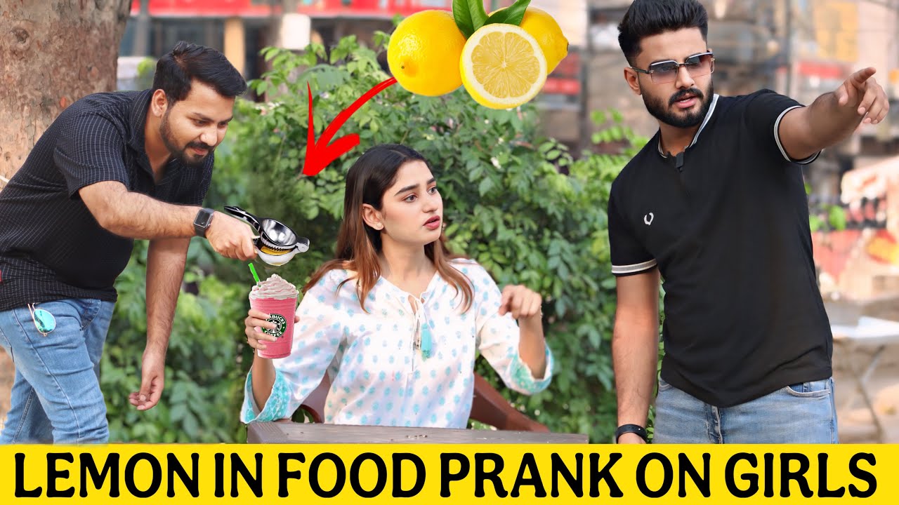 Lemon In Food Prank on Girl With A Twist @That Was Crazy