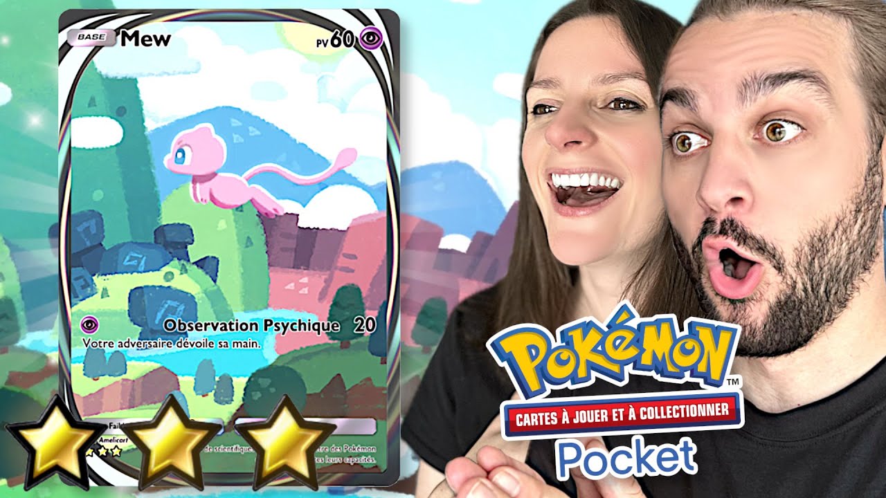 ON DÉBLOQUE LA CARTE SECRÈTE DE MEW ! ( Pokemon Tcg Pocket )
