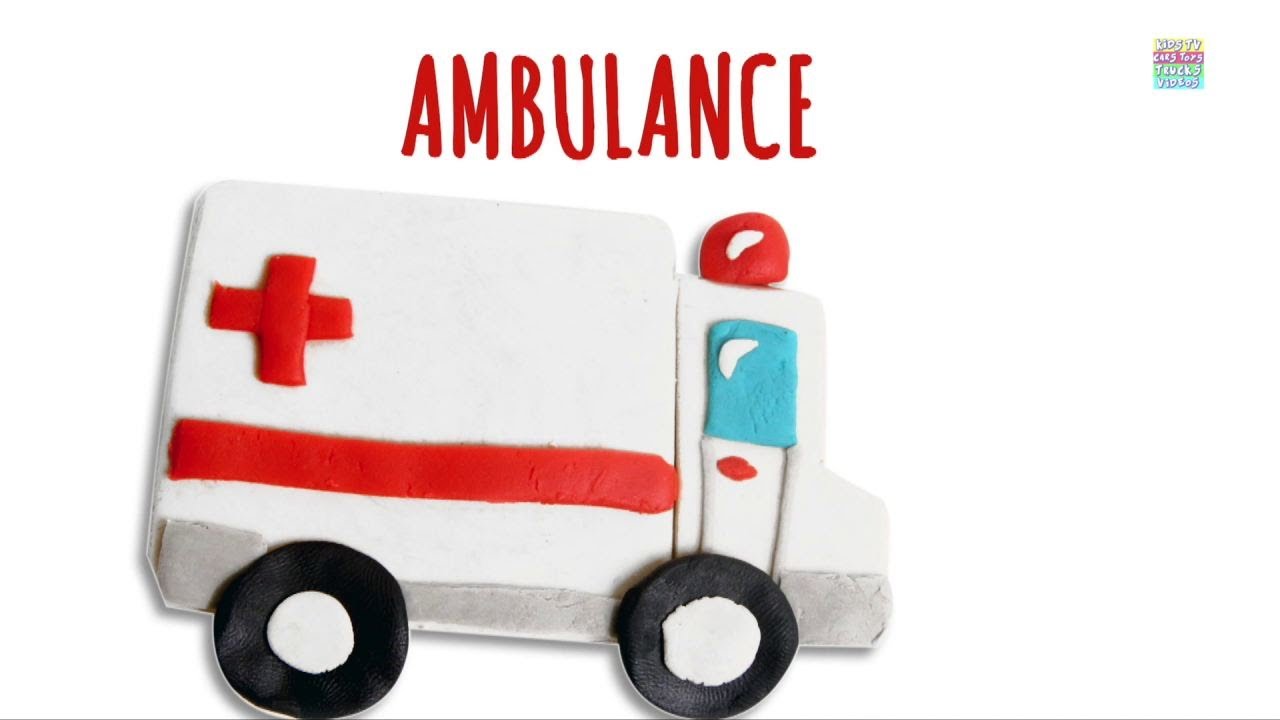 Lets Learn How to Make Play Doh Ambulance for Kids + Fun Toy Videos
