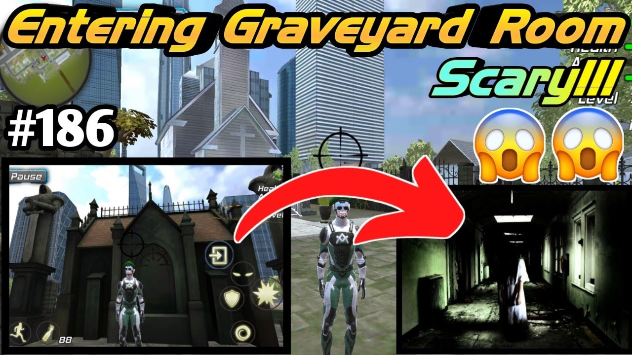 Entering The Graveyard Haunted Room || Door Of Hell || Rope Frog Ninja Hero Gameplay 