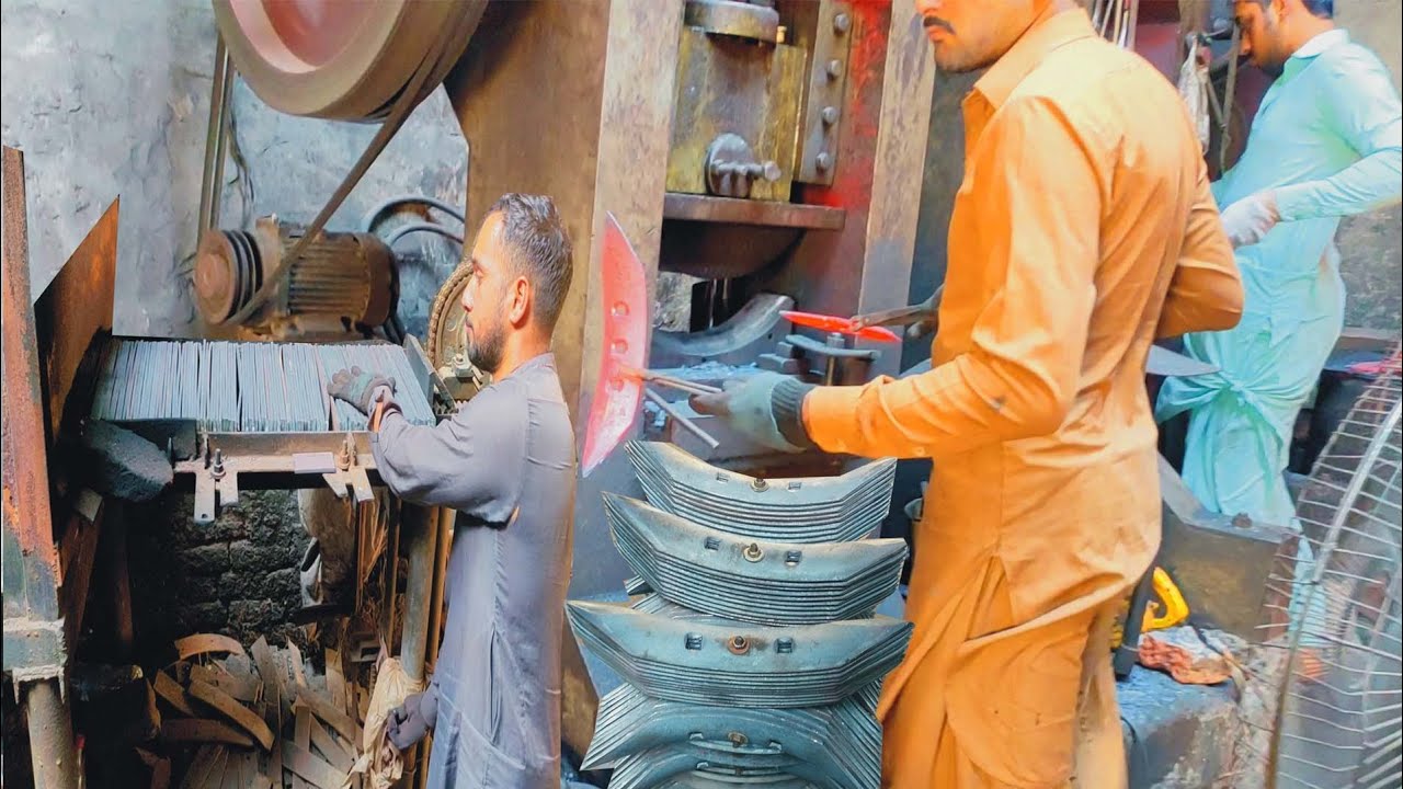 amazing process of agriculture Blade Factory Manufacturing Cultivator Blade Mass Production Process