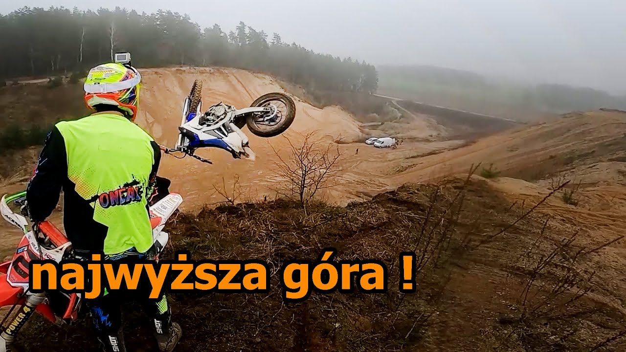 Mocny dzień na HUSQVARNIE w Piachu | Fikołki | Urwany Tłumik , Połamany ogon z EKIPA na ZWIROWNI
