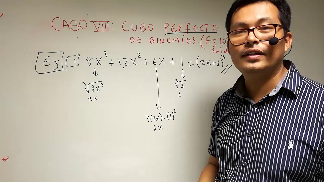 Caso VIII Cubo perfecto de binomio // David Salce