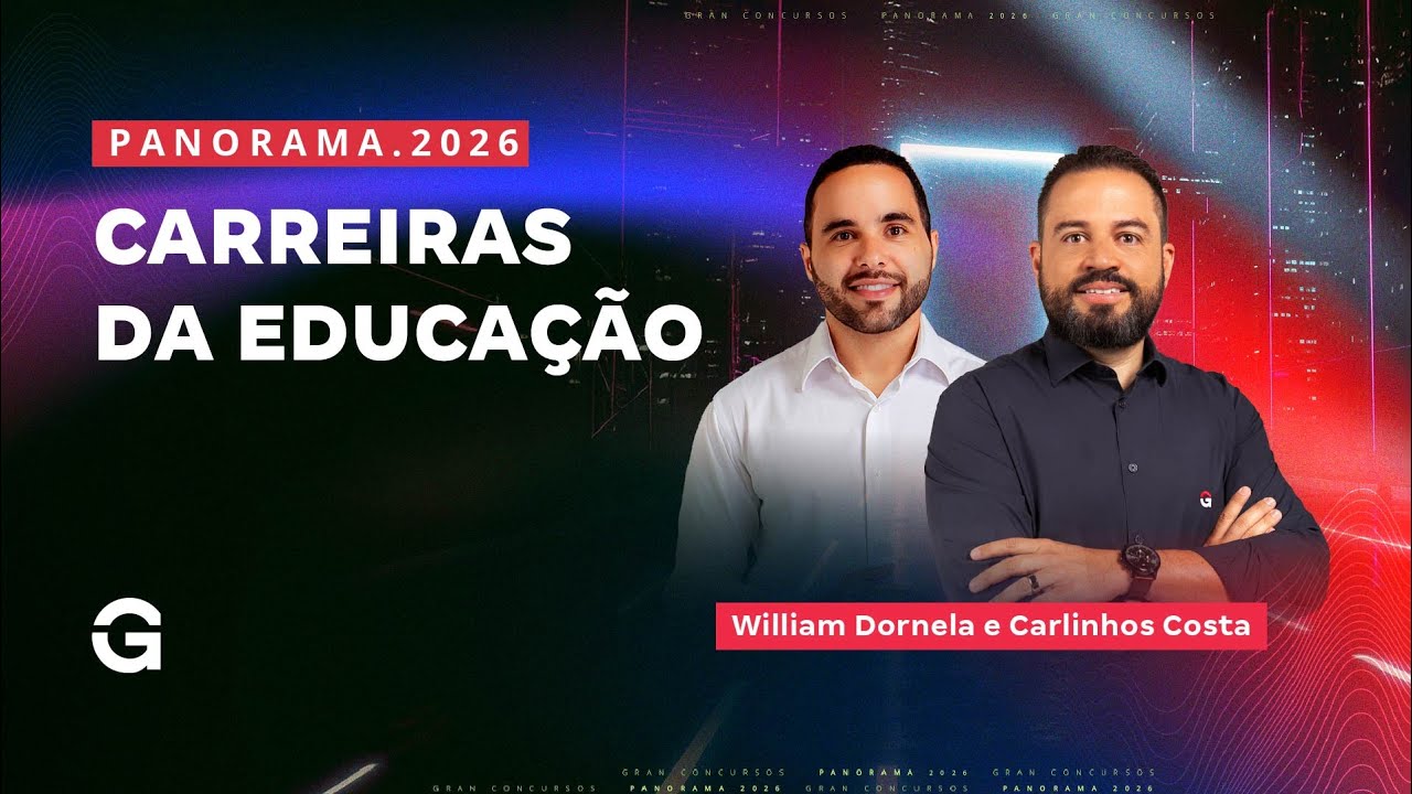 Panorama dos Concursos 2026 | Carreiras da Educação com mais de 34 Mil vagas!