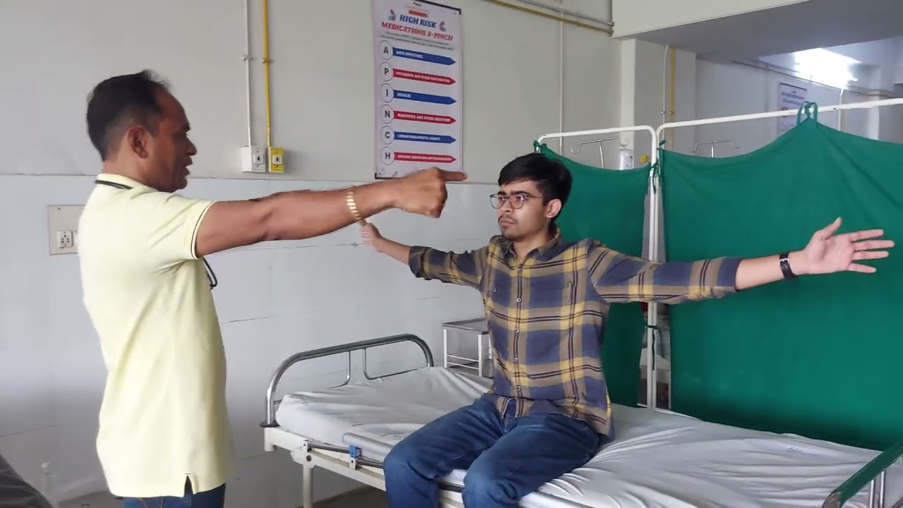 Examination of the Posterior column tracts