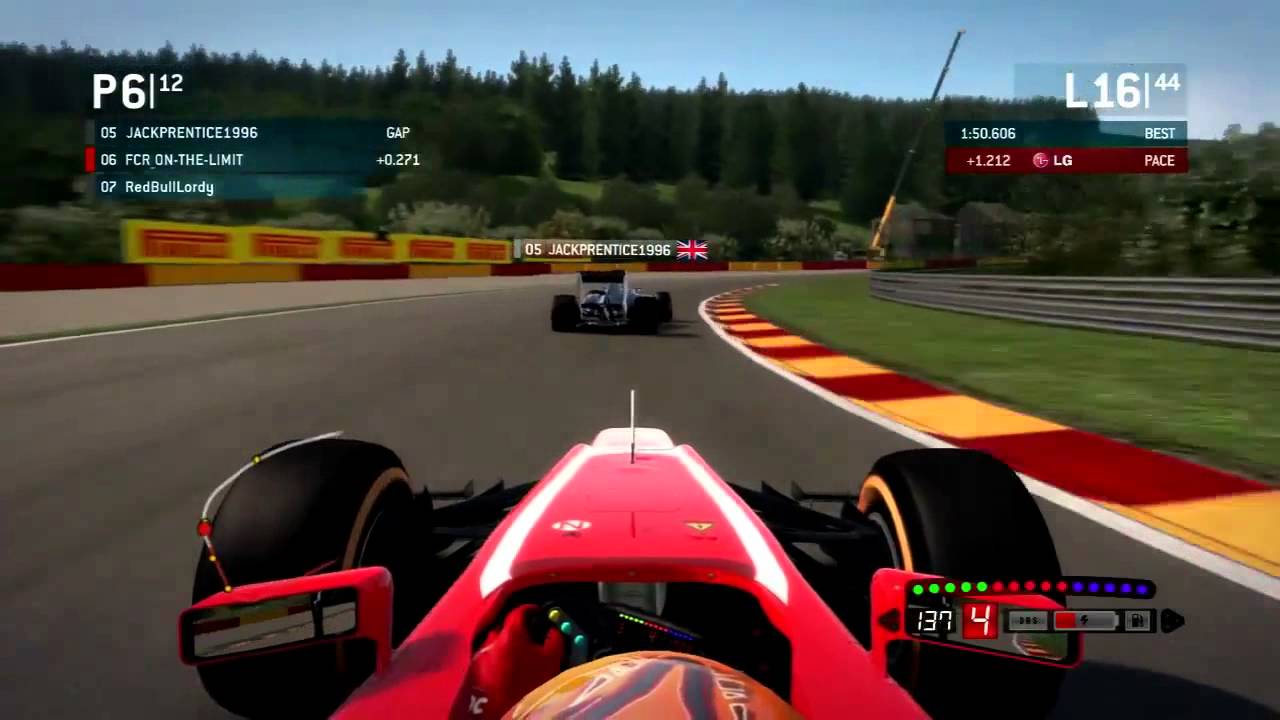 Redline racing series - SPA F1 2013 (pre season race) PS3